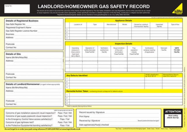 Gas Certificate